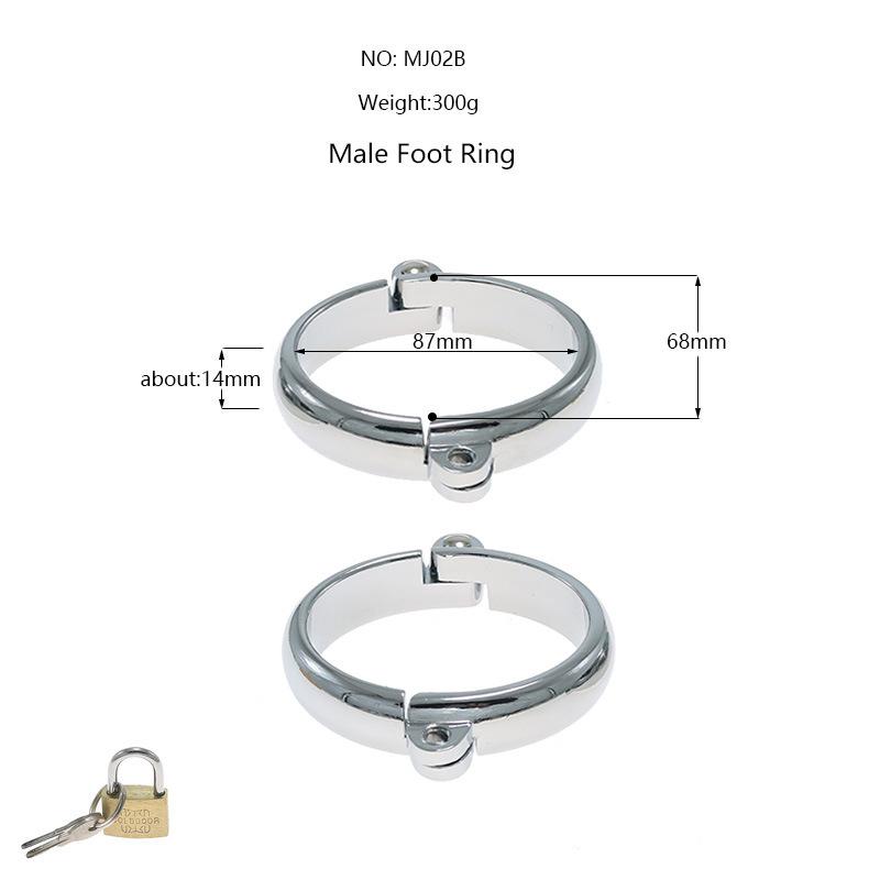 Men and Women Sex Handcuff Ankle Ring Oval Adult Sex Tools Couple Game Props Bedding