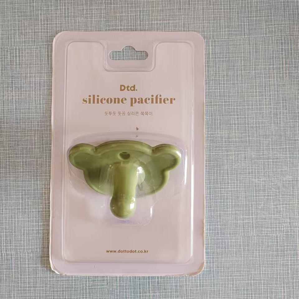 INS Newborn Ultra-Soft Silicone Pacifier, Anti-Colic, Sleep-Well Design for 0-6 Months