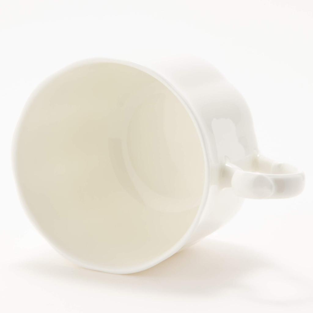 NARUMI Cup and Saucer, Noble White, 270cc, Morning Set, Microwave Safe, Made in Japan, 9772-2237