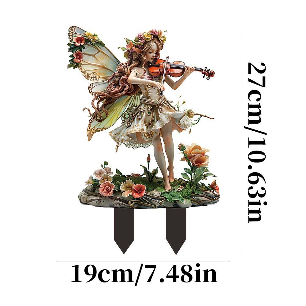 

Прозрачный акриловый цветок, декоративный грунтовый колышек для двора и сада