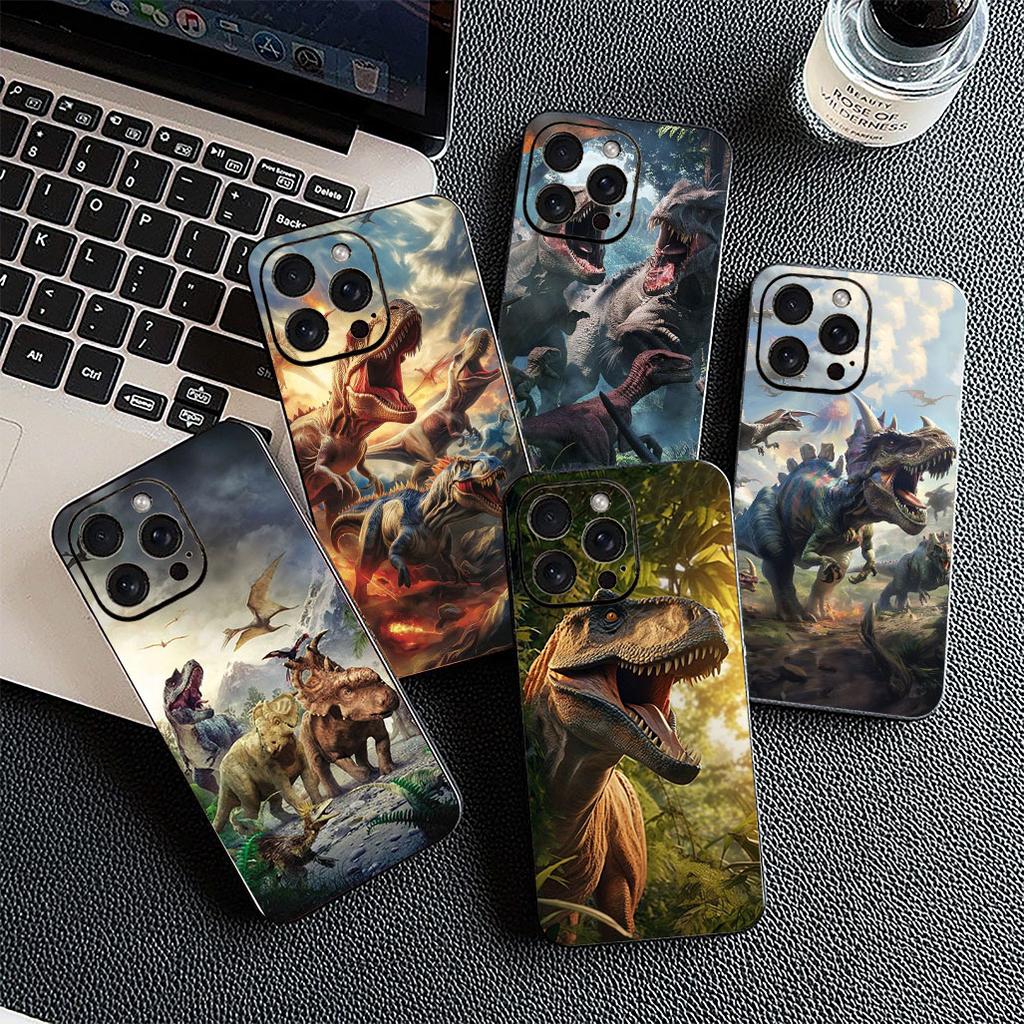 Wallpaper Dinosaurs Phone Case for Apple iPhone 17 16 14 15 Plus Pro Max 16E ProMax + 15Plus 15+ 16+ Protective Cover