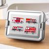 Reusable Fire Truck Cartoon Magnet: Creative Toy Car Decoration