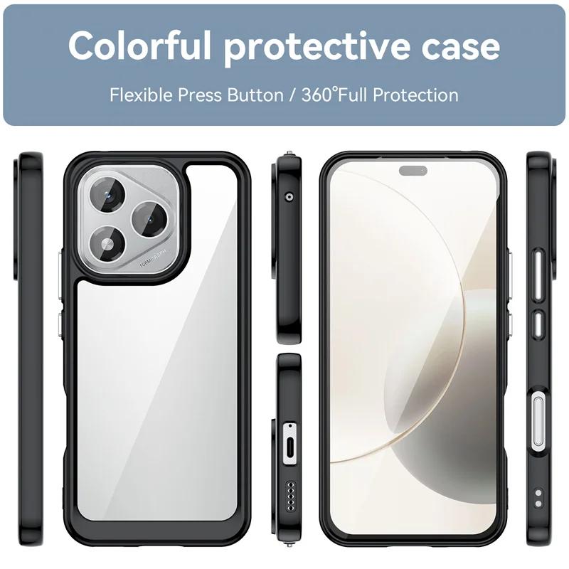 Transparent Colorful TPU Case for Honor 400 Lite 5G Protective Cover Clear Fundas Coque Capa
