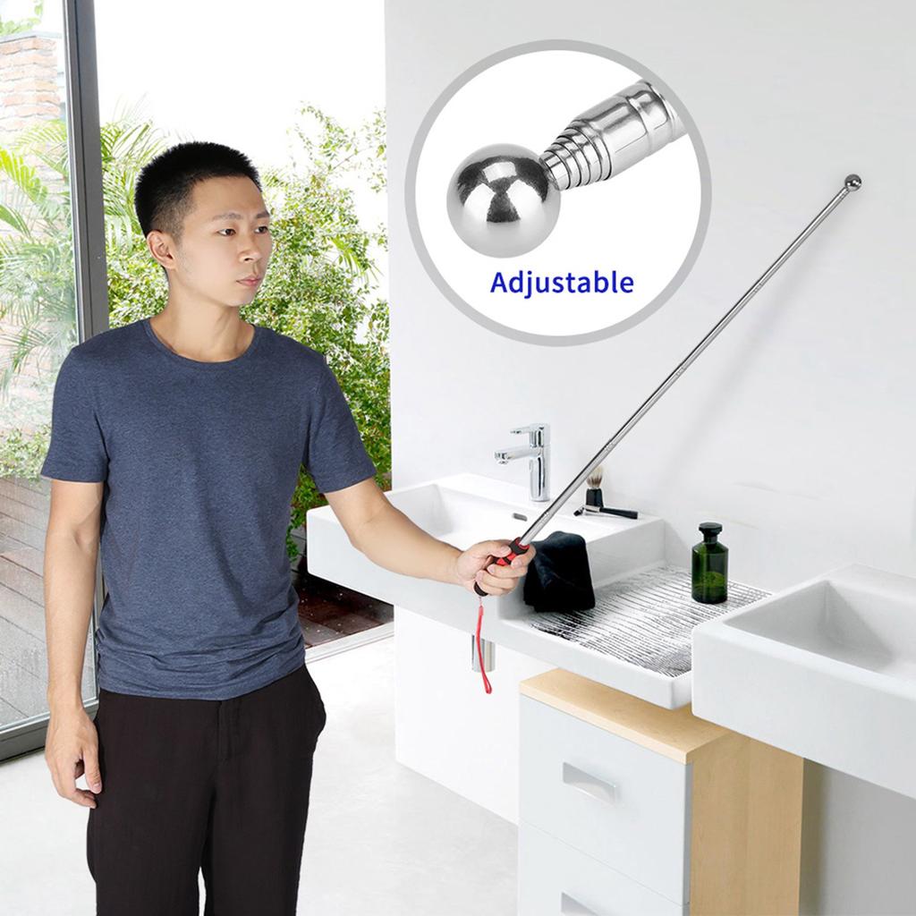 115cm Thickened Telescopic Rod Hollowing Drum Detection Hammer For House Decoration Inspection