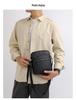 Men's Genuine Leather Single Shoulder Crossbody Bag - Lightweight Top Layer Cowhide Casual Backpack