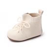 Adorable Infant Knitted Boots Toddler Baby Boy Girl Knit Crib Shoes Cute Cartoon Anti-slip Prewalker Baby Slippers
