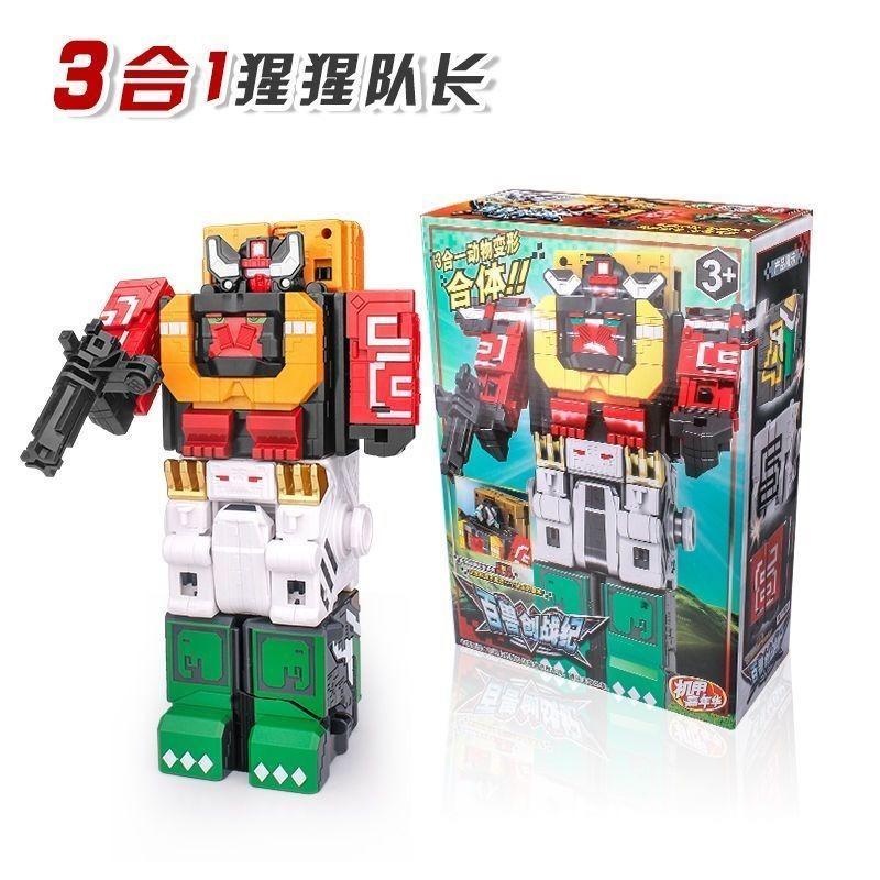Skládací vzdělávací hračky Power Assembling Matematický kostka Transformace Robot Číslice Puzzle Ranger Zvířata hračka pro kluky pro děti