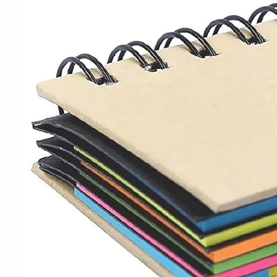 Anteckningsblock Hårt Omslag Litet Spiralblock Anteckningsblock Lätt att Rivs Ut Spiralbunden Anteckningsbok Studietillbehör