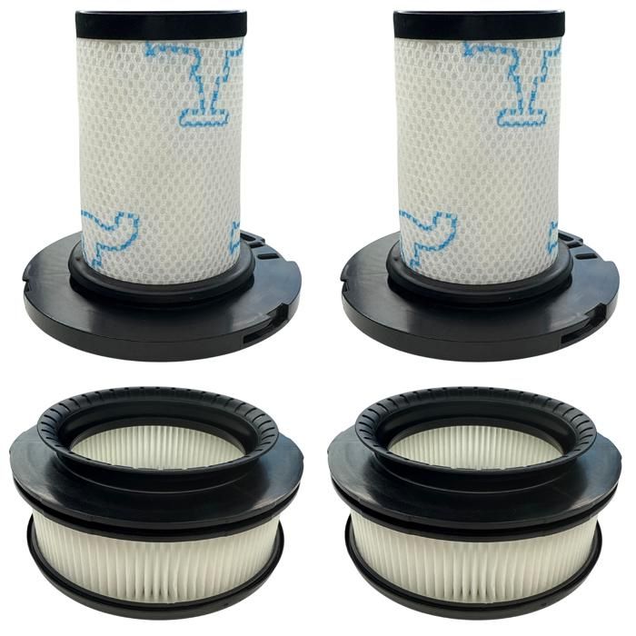 Filter - PHONILLICO - ZR009007/ZR009008 - Set of 4 - Compatible Rowenta X-Force Flex