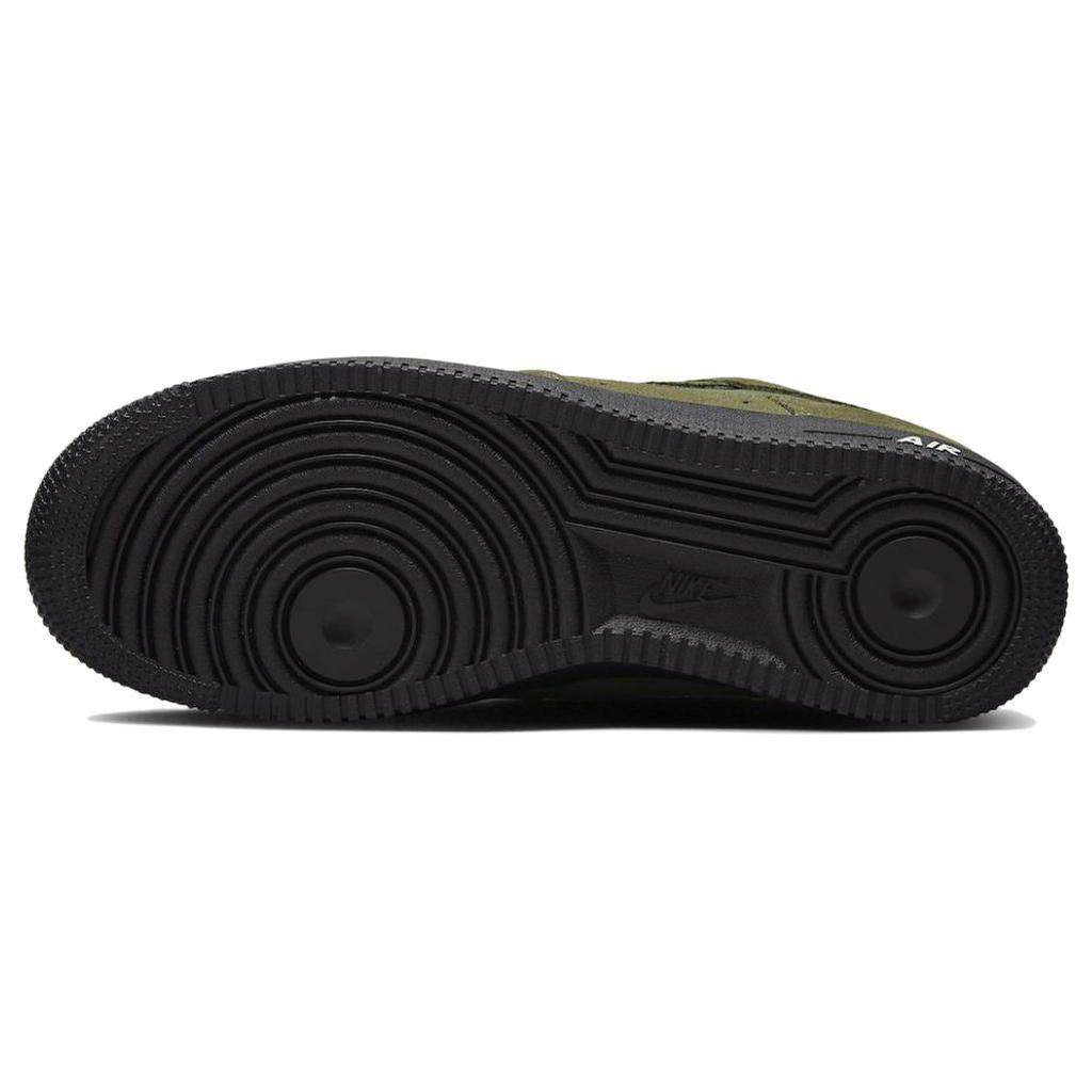Nike Air Force 1 07 LV8 Reflexný Swoosh - Cargo Khaki Pánske Tenisky Zelená Biela Čierna DZ4514-300