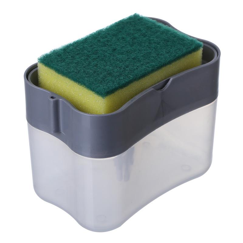 

Ящик для спермы для чистки кухни, автоматический дозатор, коробка для выпуска жидкости прессового типа, коробка для жидкого мыла для мытья посуды, кухонные инструменты темно серый