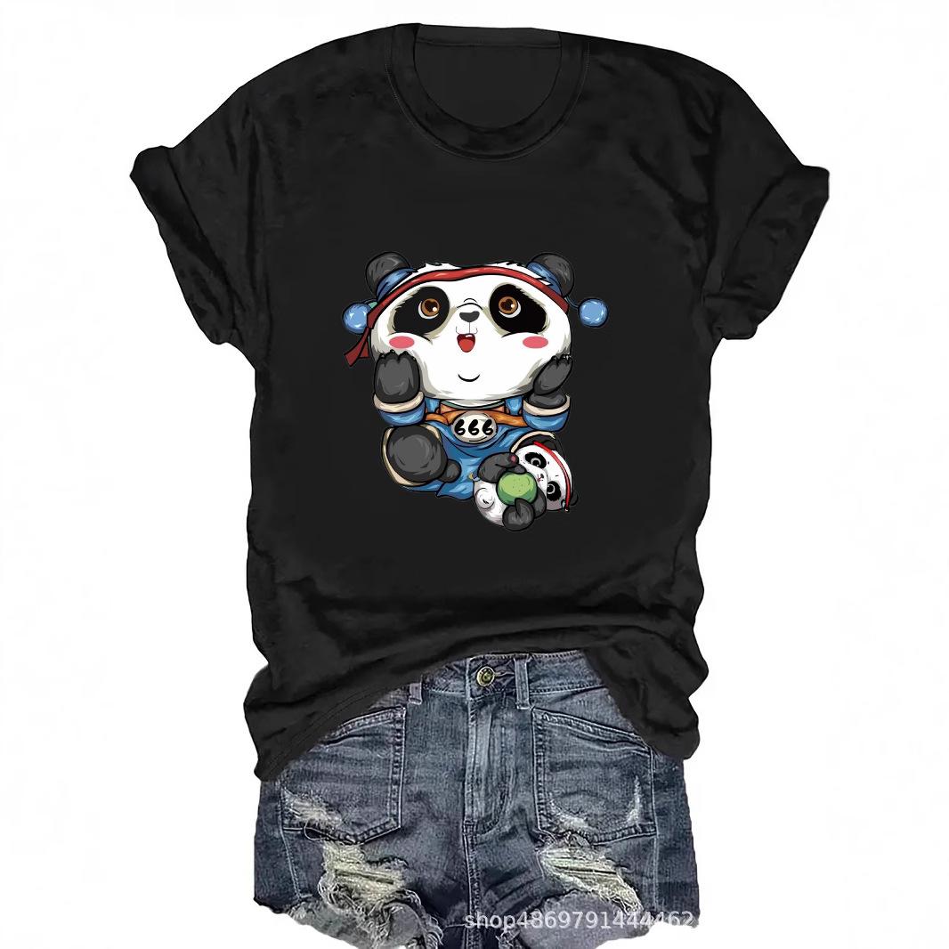 

Women s Cross-Border Fashion Round Neck T-Shirt Extra Extra Large розовый