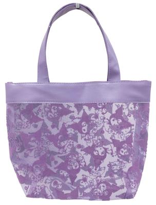 I Planning Sanrio Characters Tulle Flocky Mini Tote Kuromi W300mm X H200mm X D110mm K8680B