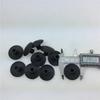 15pcs for Car Carpet Buckle Screw Base Fixing Plastic Leaf Buckle Plastic Screws