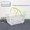 Thickened Handheld Plastic Shopping Basket - Suitable for Snacks, Household Vegetables, and Convenience Stores
