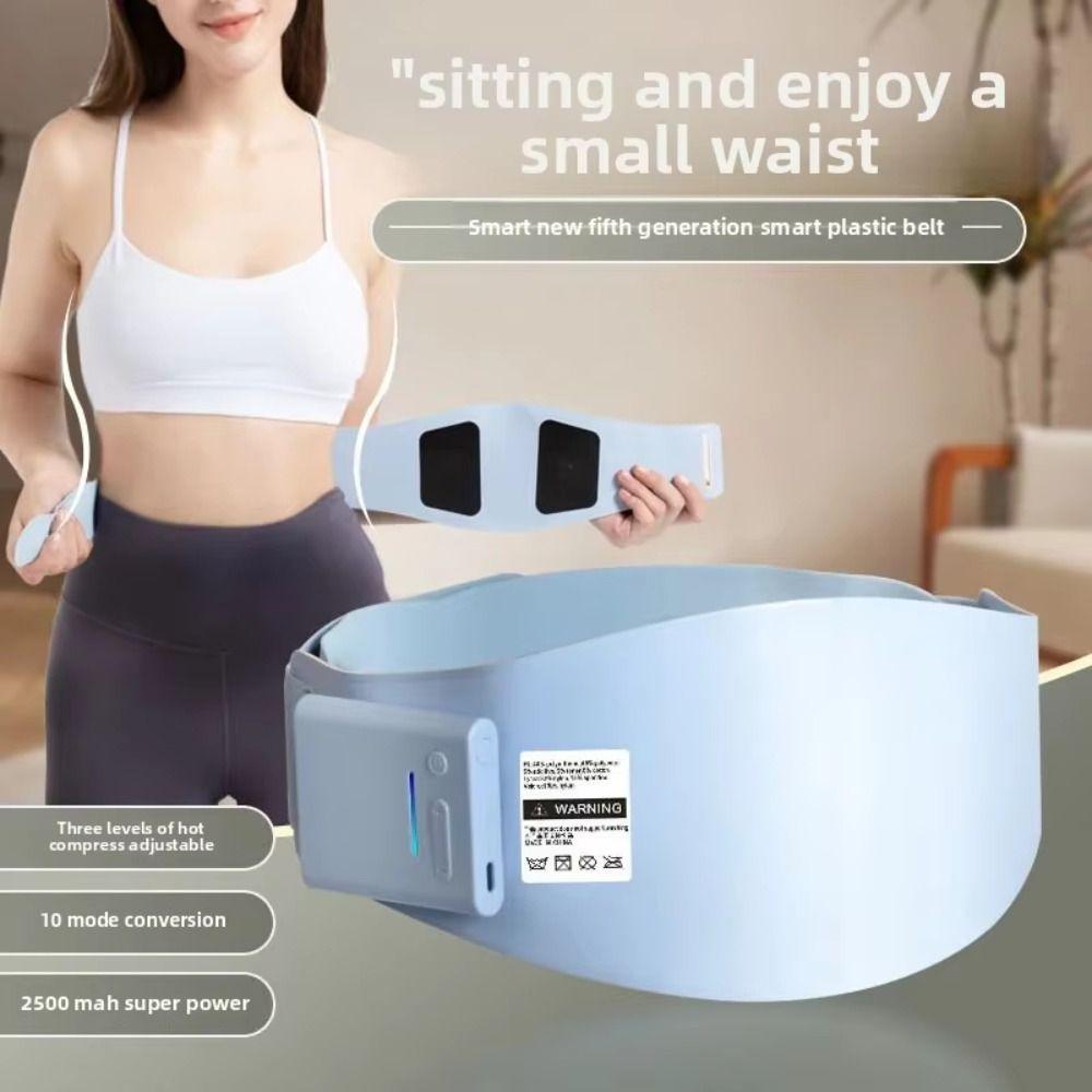 Comfortable Lazy Ab Toner Belt Abdominal Fitness Instrument  for Arms Waist Abdomen Thighs