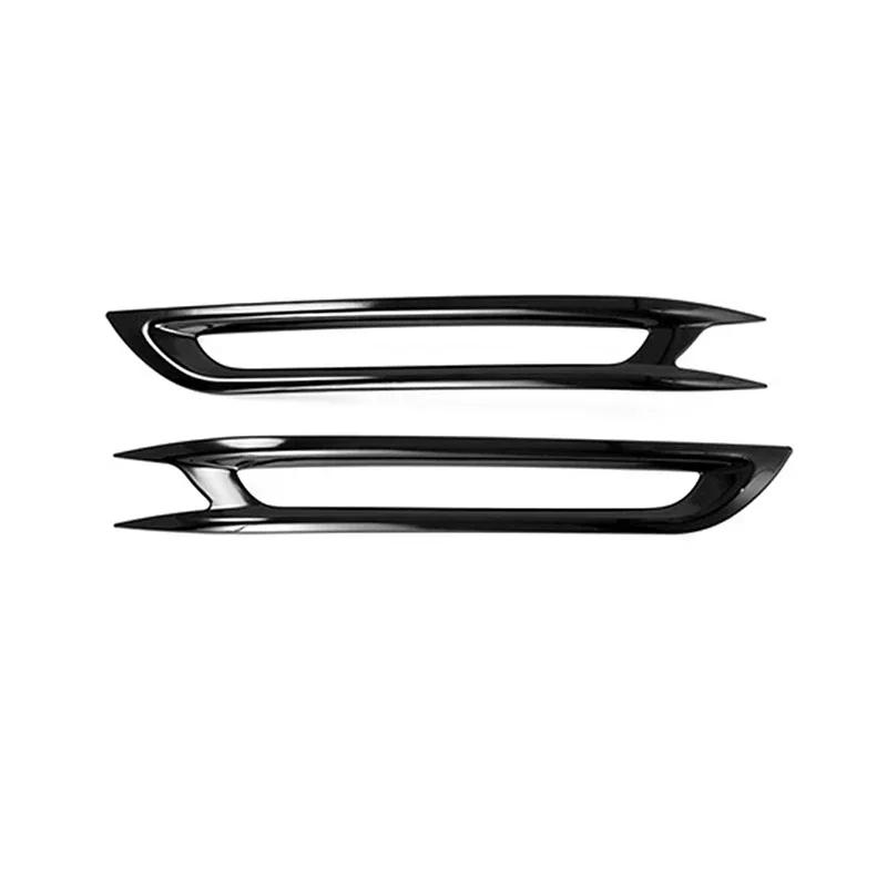 

Black/Carbon Fiber Look Rear Bumper Reflector Decorative Frame For Honda Civic 11th Gen 2022-2024 Rear Fog Light Lamp Cover Trim