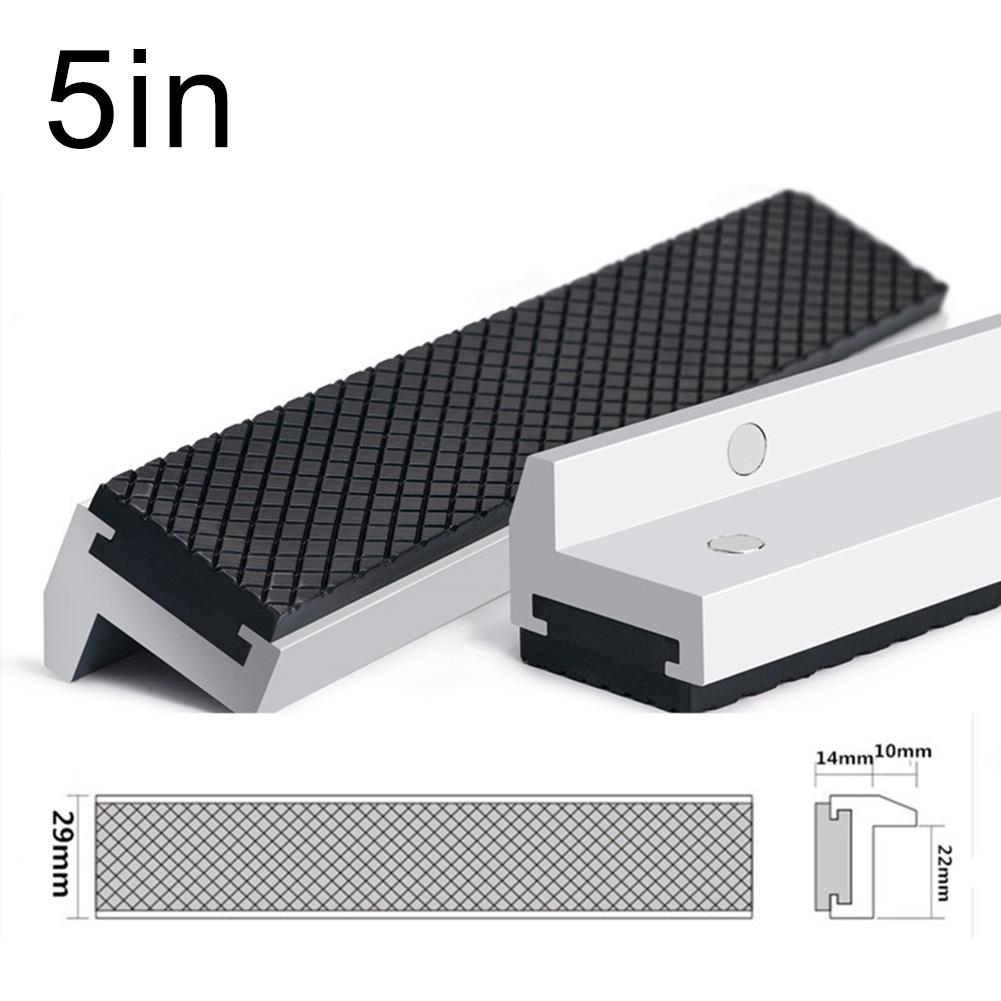 100mm 4 Inches Bench Machine Tool Anti-slip Vise Grip Pad Machine Tool Cover Aluminum Alloy Cover Enhanced Control