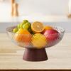 Fruit Bowl Basket Desk Organizer Holder Countertop with Draining Holes Serving Tray Plate for Restaurant Parties Snack Food