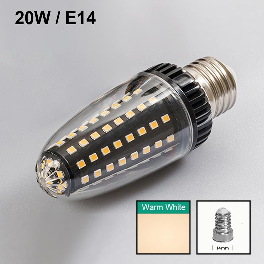 LED Lampa Kukuřice Žárovka 20w 30w Světlo PC/skořepina Ac110v Ac220v Studená Teplá 2835smd E14 E27 Ampule 360/stupeň Úsporná Pracovna Ložnice