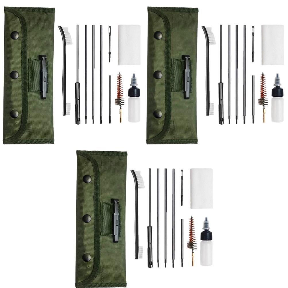 12pcs/Set Gun Cleaning Kit Set Pistol Brushes Cleaner for.22LR .223 .257 Tactical Rifle Shotgun Gun Brushes Caliber Hunting Tool