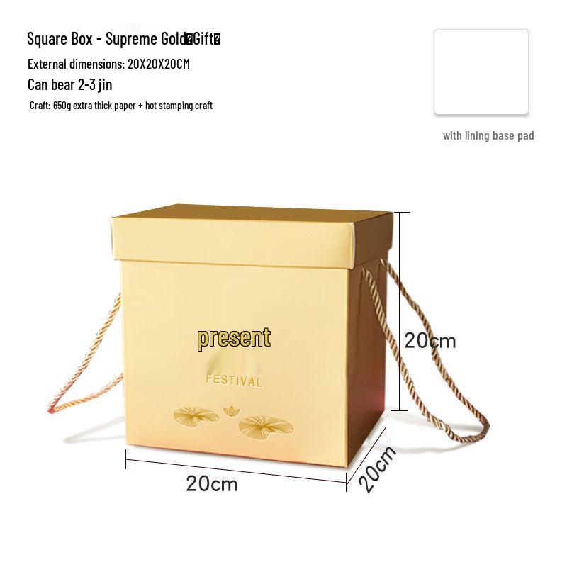 Mid-Autumn Mooncake Gift Box - Durable, Thick, Customizable Logo