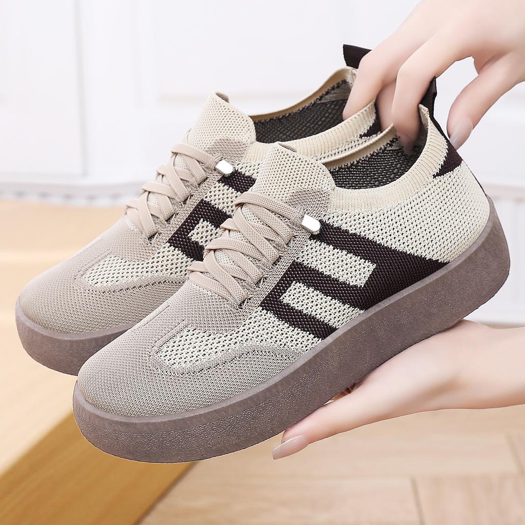 Unisex Frühling neue dicksohlige Forrest Gump Schuhe lässige vielseitige Schuhe weichsohlige keine müden Füße Trainingssportschuhe