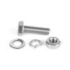 304 Stainless Steel Hex Bolt, Nut, and Washer Set (M14, M16, M18)