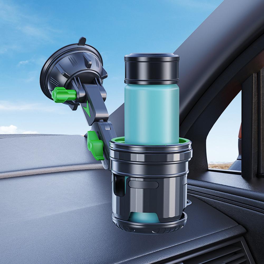 Car Suction Up Cup Holder Adjustable Non-Slip Vacuum Recessed Accessories Cup Drink Stand Suction Cup Car Support Folding X0D8