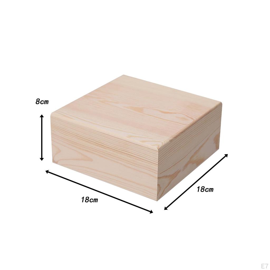 Scatola portaoggetti in legno, organizer, souvenir, regalo fai da te per l'artigianato