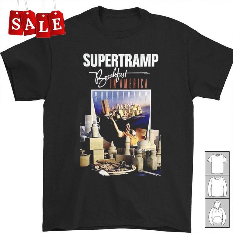 New Supertramp Breakfast In America Gift For Fans Unisex S-5XL Shirt CA703 XL