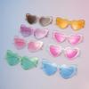 Vintage Women Heart-Shaped Sunglasses Trendy Irregular Pink Heart Sun Glasses Street Shooting Shades Uv Glasses For Women