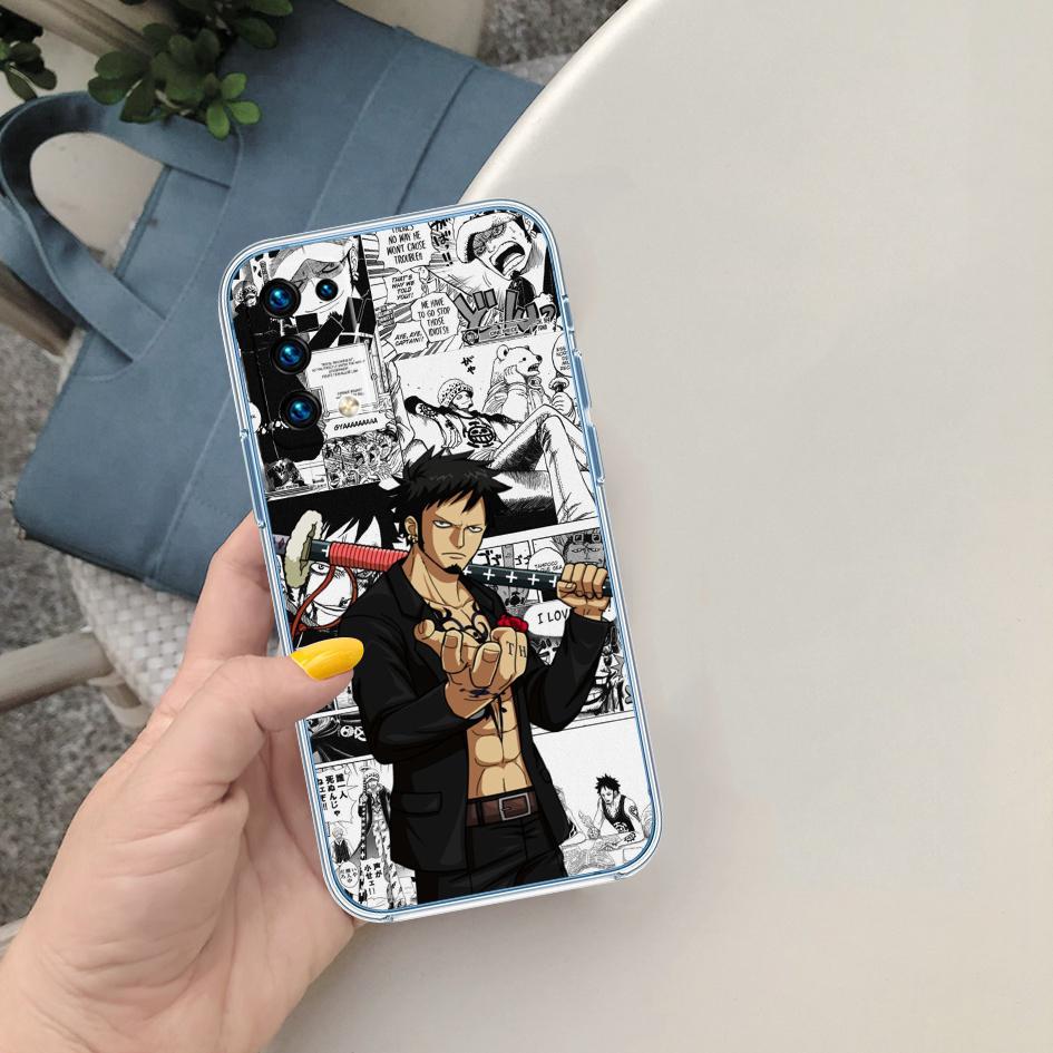 FM38 One Piece Law Transparent Phone Case for Motorola Moto G40 G04 G05 One Ace Action Fusion + Plus Hyper Macro Vision Zoom