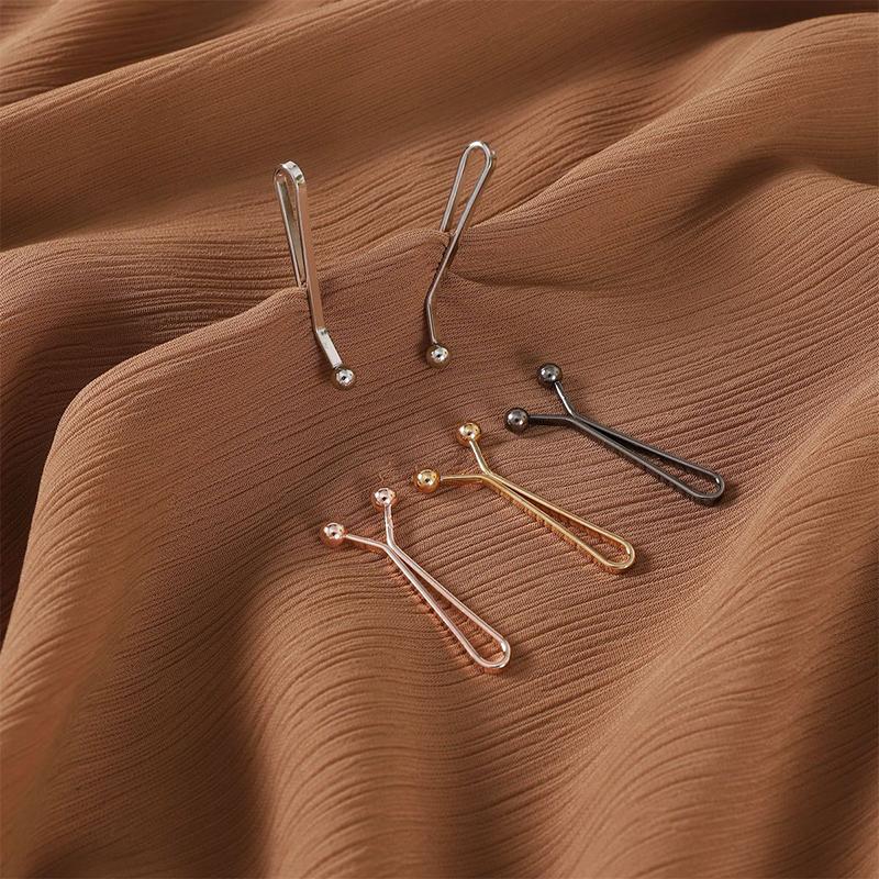 12Pcs/bag Muslim Hijab Pins Fashion Women Scarf Findings Safety Brooch Jewelry Islamic Multicolor Headscarf Buckle Accessories