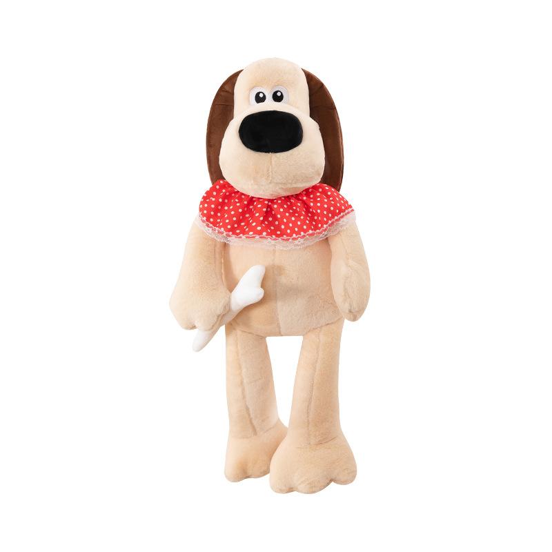 New Bone Dog Plush Master Dog Doll Cute Soft Cute Dog Toy Creative Birthday Gift Doll