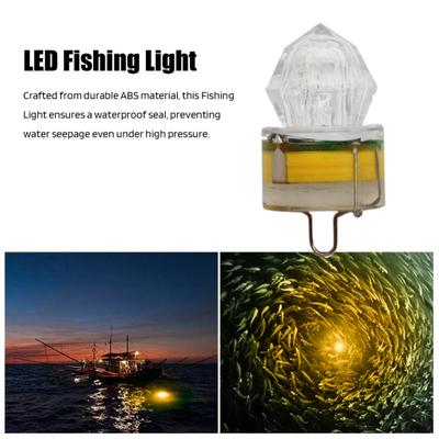 Podvodní rybářská lampa Vodotěsná barevná LED lákající na ryby Ponorné Hluboké Drop Rybí atrakce Lampa na sběr ryb Rybářské příslušenství