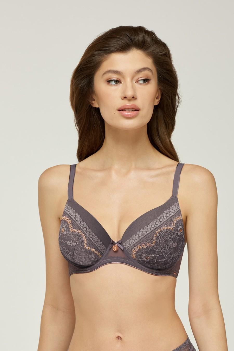 

Бюстгальтер push-up Marc & Andre (75063) 80D сірий