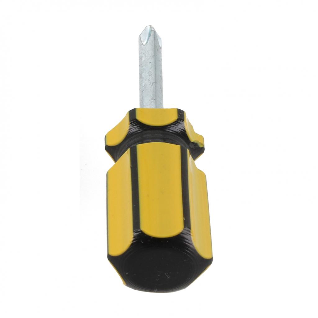 6mm Flat Head Screwdriver Short Handle High Torque for Precision Work