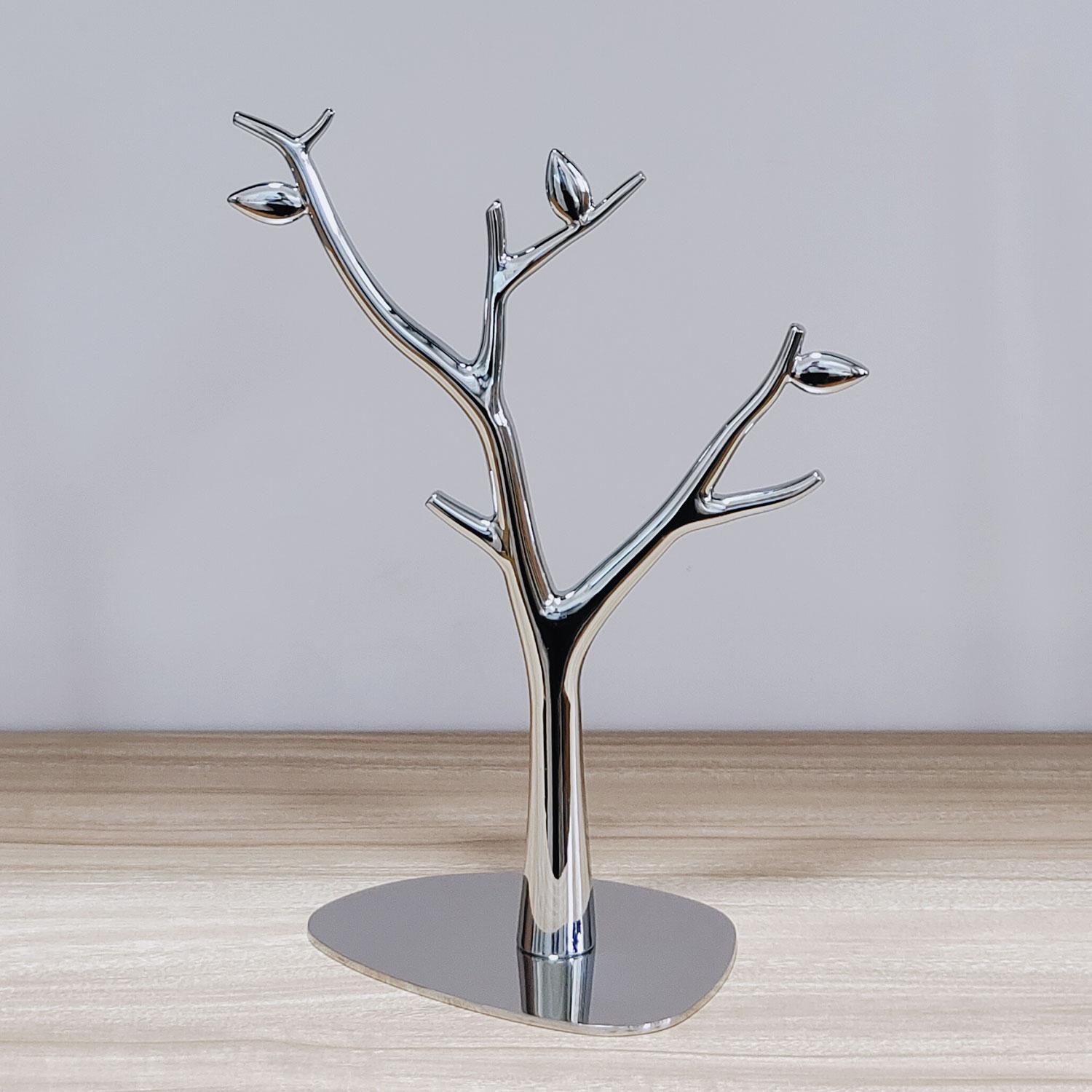 Light Luxury Metal Jewelry Rack Desktop Ring Necklace Storage Rack Household Jewelry Jewelry Hanger Display Rack