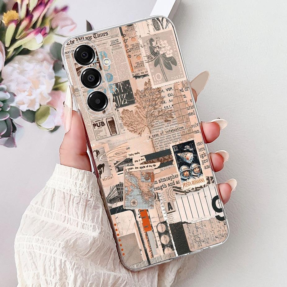 For Samsung Galaxy A17 5G Case SM-A176B Cute Cat Painted Cover 6.7'' Soft Silicone Case For Samsung A17 A 17 GalaxyA17 5G Fundas