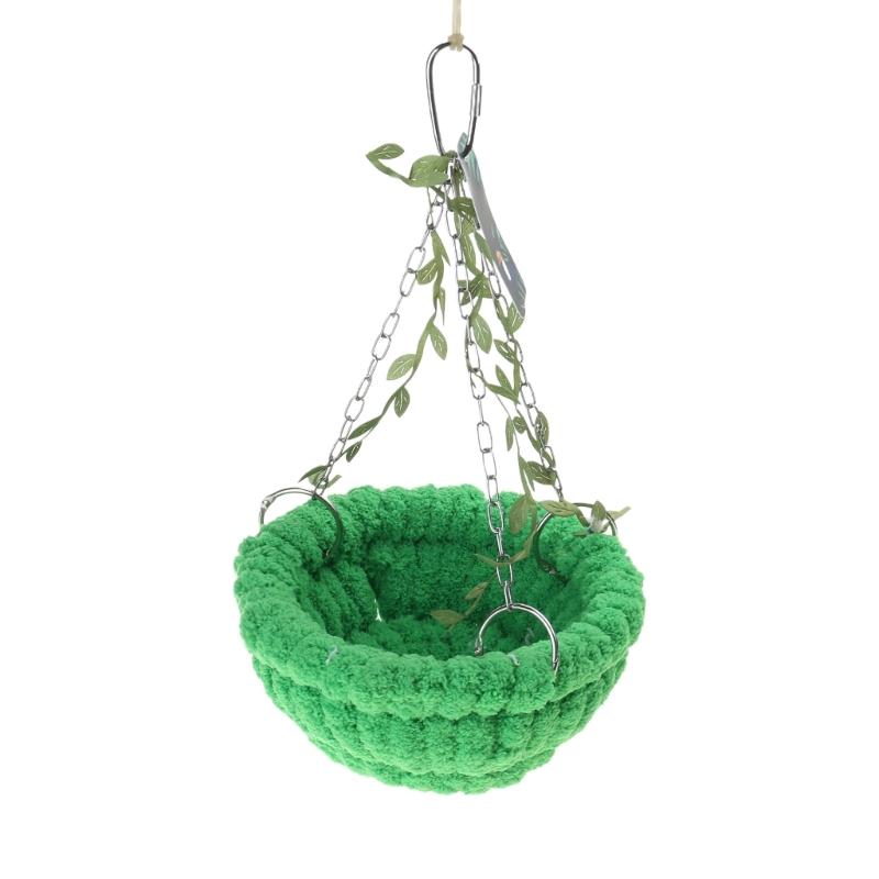 Warm Bird Nests Cage Mounted Parrots Nest Bed Bird Cage Hammock Bed Small Birds Plush Sleeping Bed Hammock for Budgies 1