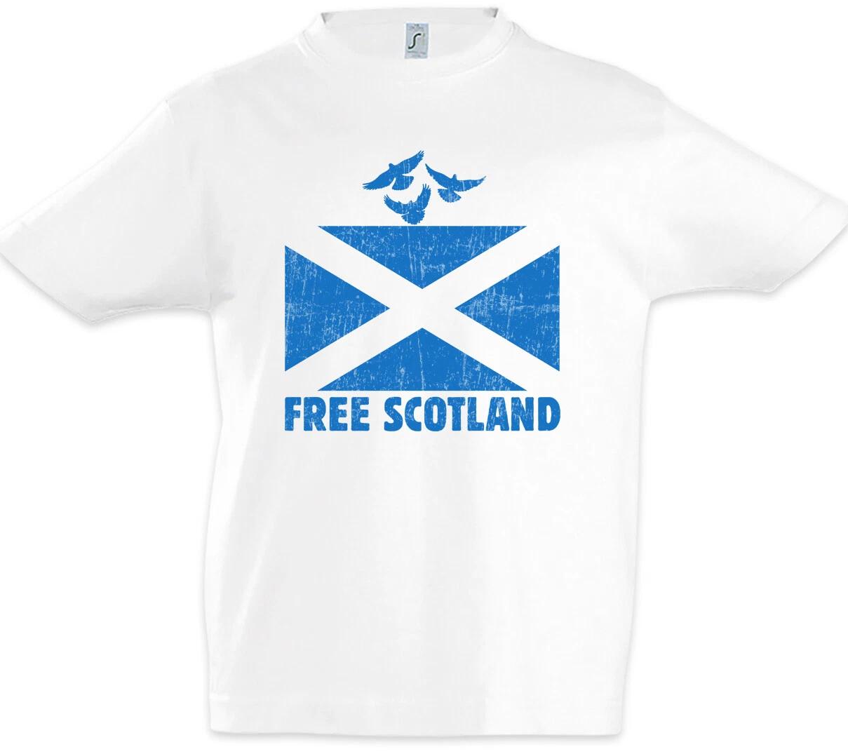Free Scotland Kids Boys kids boys T-Shirt Bannockburn Independence Scotland Flag 100