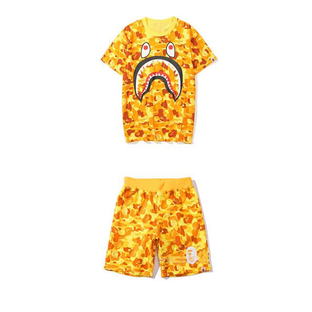 Pubg Yellow Bape Shorts Men Bape Shorts PUB G COLLAB