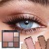 Gradient eyeshadow palette, atmosphere, eyeshadow, high-gloss, repairing blush, all-in-one multi-function integrated palette