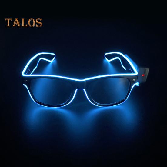 Trådlösa LED-glasögon som lyser i mörkret Neon Rave-glasögon för bar födelsedagsfest DJ scenframträdande cosplay