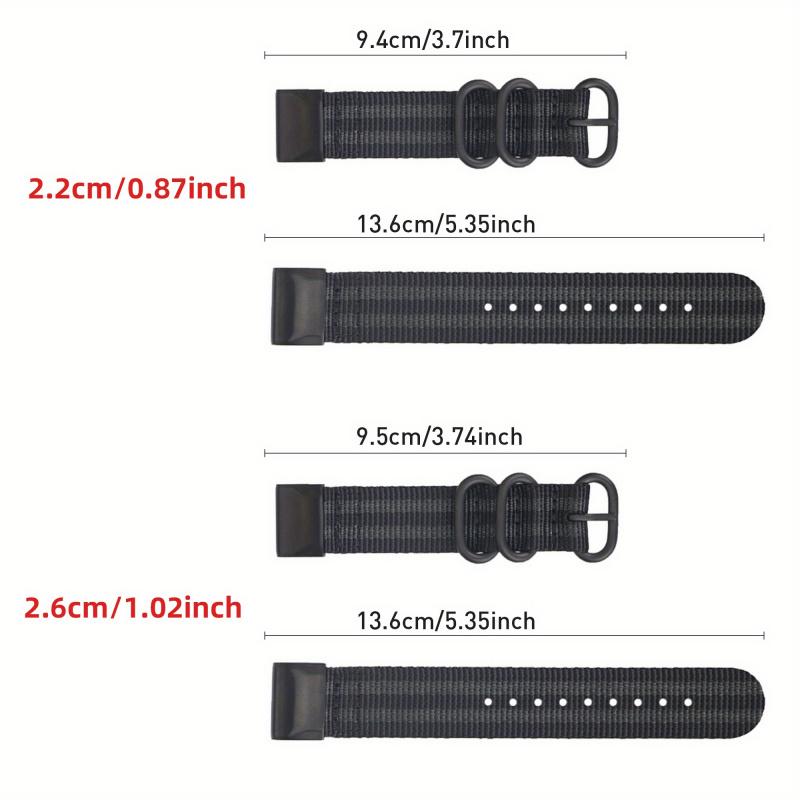Curea de înlocuire pentru Garmin Fenix 8/7X/6X Pro/5X/5X Plus/3 HR/Tactix Charlie 22/26mm Nailon Împletit, cu Eliberare Rapidă