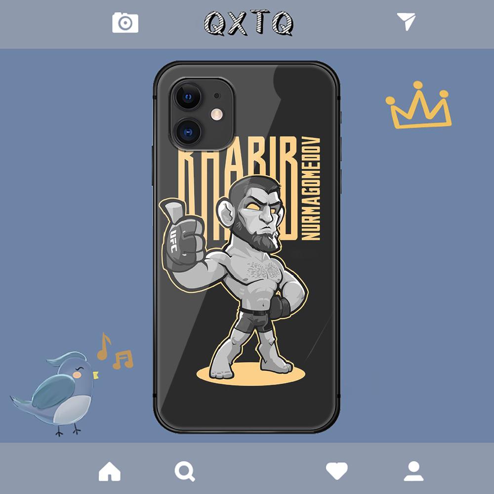 Etui Eagle Khabib Nurmagomedov na iPhone Samsung Galaxy Redmi Note S 17 16 15 14 13 20 24 25 54 Pro Max Ultra Fe Pokrowiec ze Szkła Hartowanego