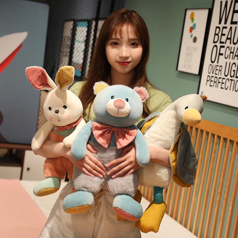 Warm Sun Rabbit Plush Toy Large Ragdoll Bear Doll Soothing Doll Bed Holding Sleeping Girl Gift