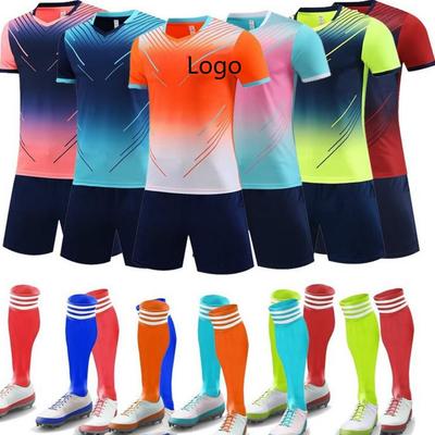 Ensemble d'uniforme de football à séchage rapide pour hommes, femmes et enfants - Idéal pour les sports scolaires, les représentations et l'entraînement