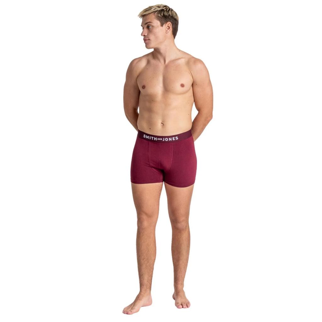 Smith & Jones Mens Graylen Boxer Shorts (Pack of 5)